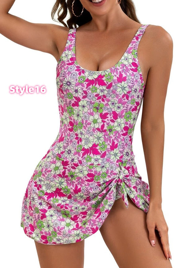 💥Limited Time 🩱Skirted One Piece Swimsuit Dress(2)🌞🌊