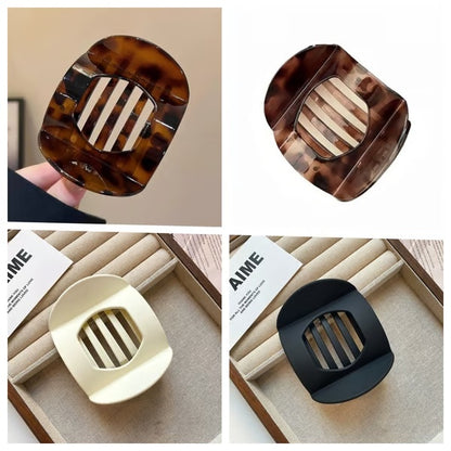 🎁Last Day 💖Casual Versatile Solid Colour Lay Flat Hair Clip