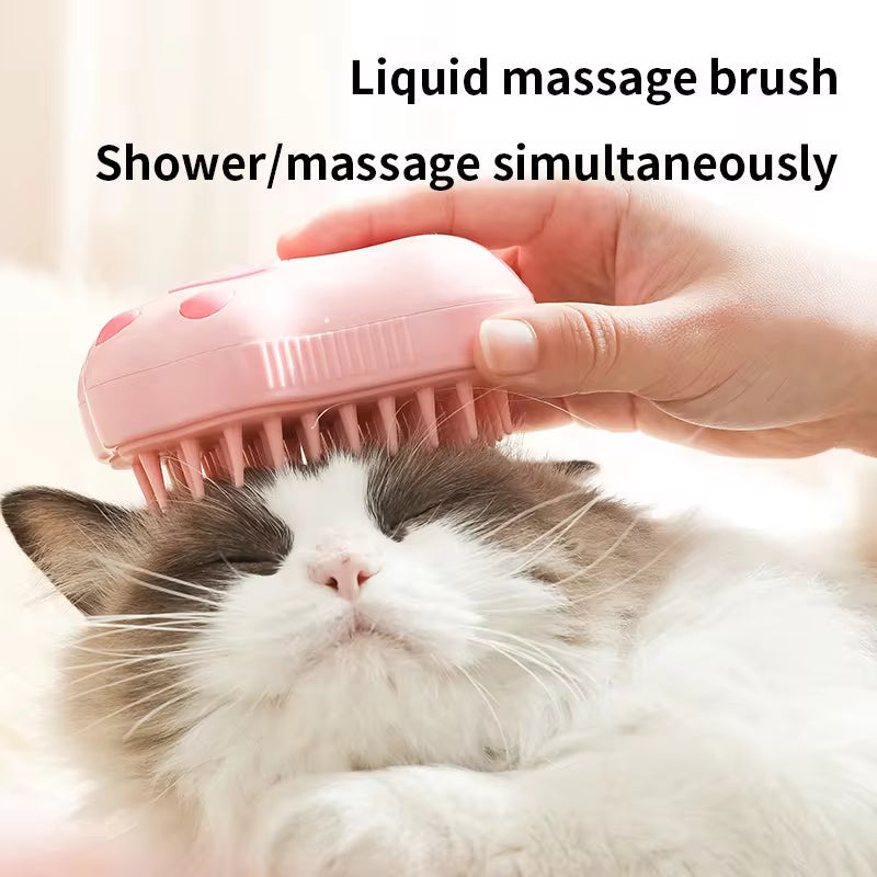 3-in-1 Electric Pet Grooming Brush