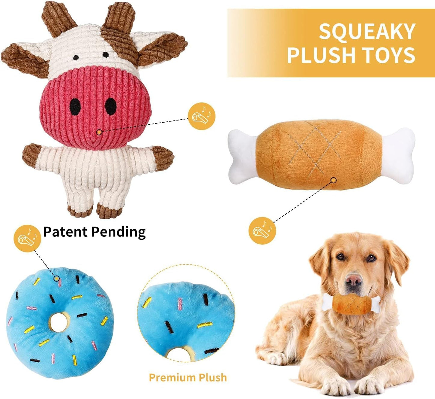 7 Pack Small Dog Toys