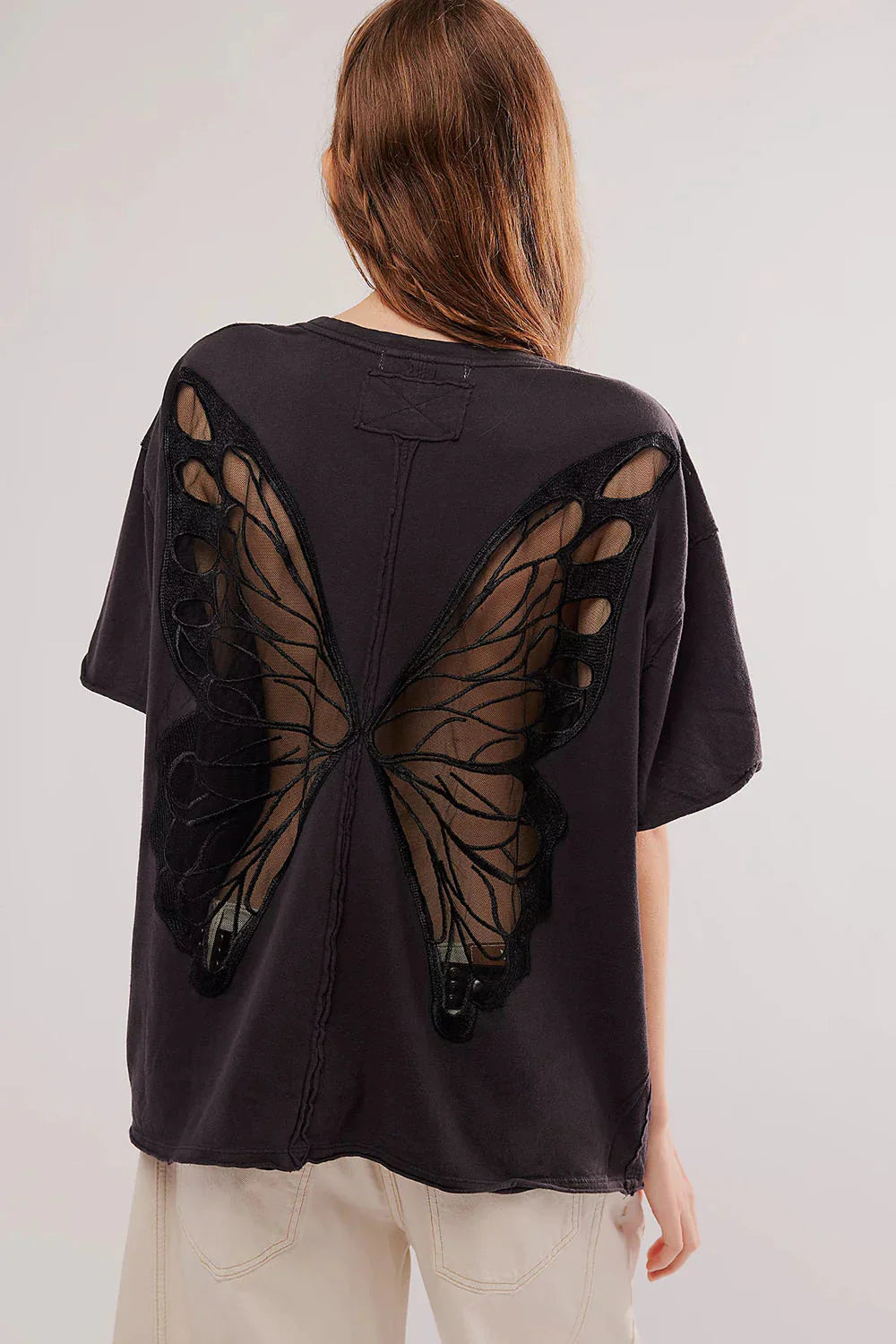 Butterfly Backless Shirt