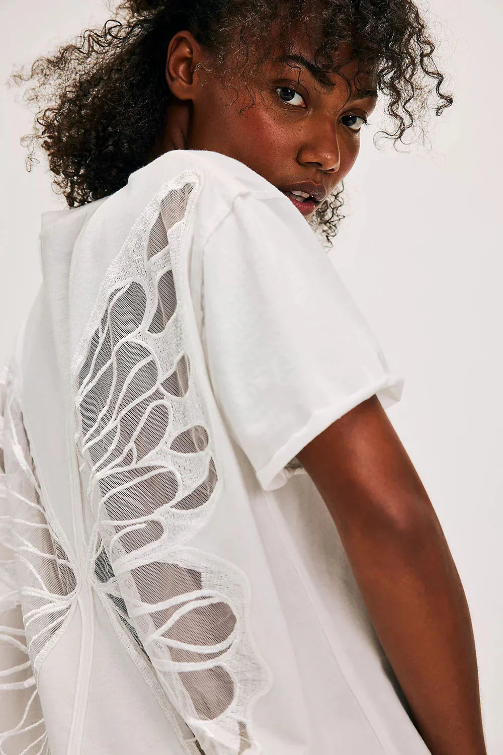 Butterfly Backless Shirt